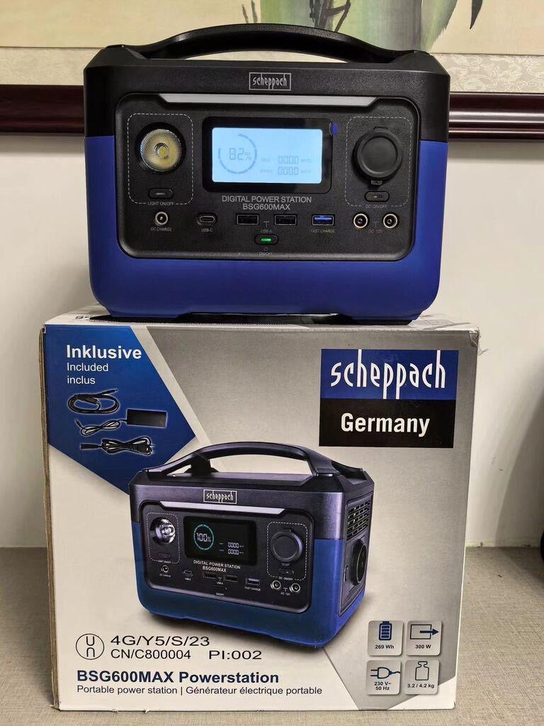 ⚡ Station d'Énergie Portable Scheppach – Autonomie & Puissance Où Que Vous Soyez