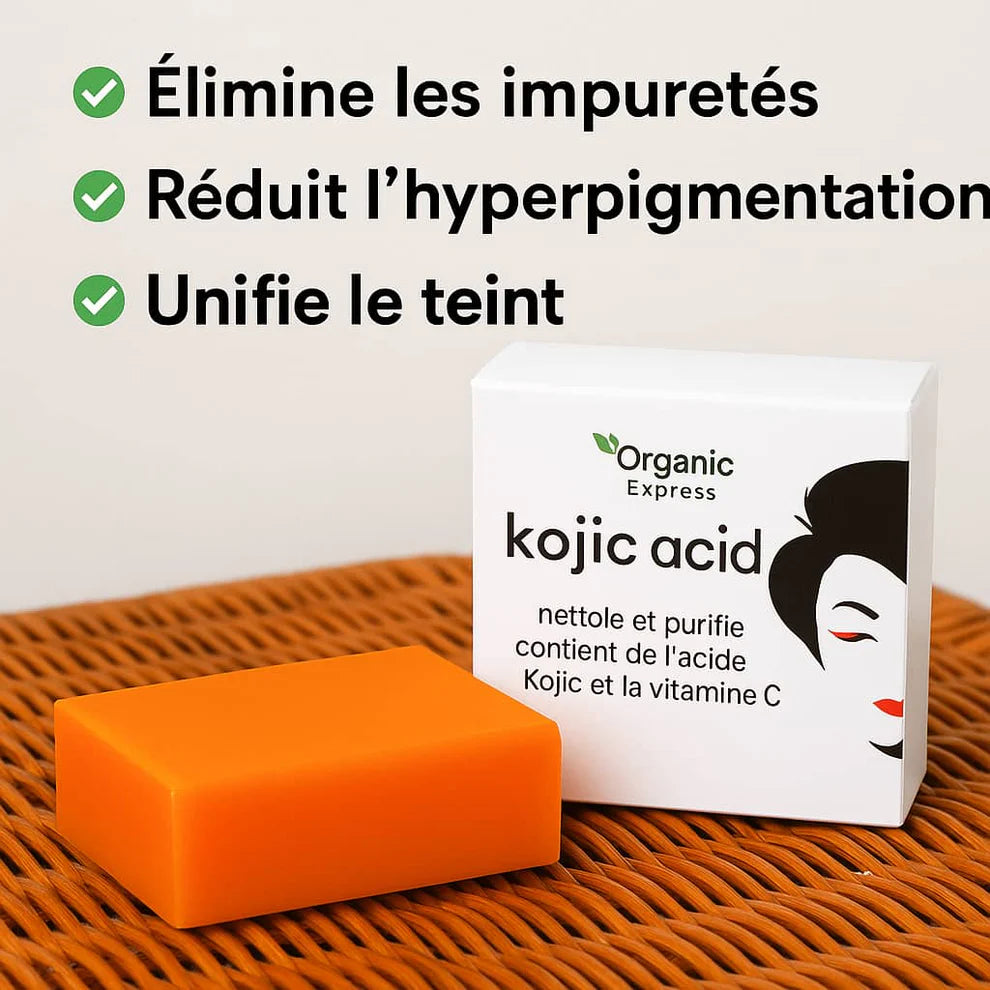 Savon Kojic San : Éclat Naturel, Peau Nette, Fraîche & Éclatante
